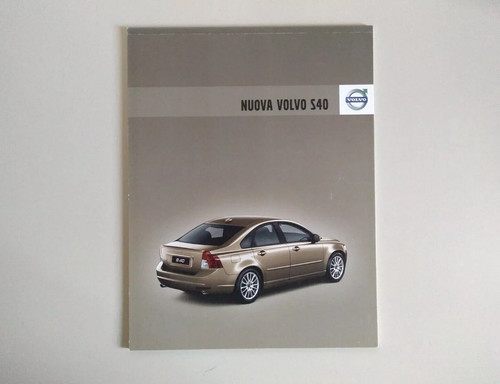 Depliant brochure volvo s40 - brochure,