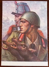 CARTOLINA MILITARE "77° REGGIMENTO FANTERIA-LUPI DI TOSCANA" ILL. TAFURI