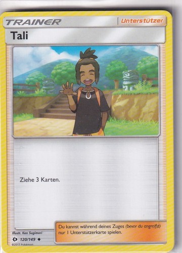 Pokemon carta sole - e, nr