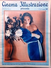 Cinema Illustrazione 4 Ottobre 1933 Catene Amelia Earhart Chevalier Shearer Helm