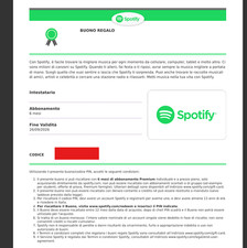 Voucher Spotify - 6 Mesi di abbonamento premium