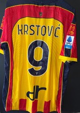 Maglia Krstovic Lecce match worn indossata serie a home 2024-25 trikot