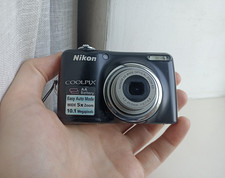 🔥Nikon CoolPix L23 fotocamera digitale compatta nera 10,1 megapixel🔥set completo funzionante🔥