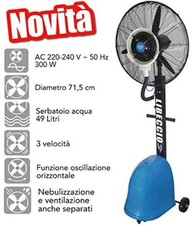 VENTILATORE NEBULIZZATORE CFG LIBECCIO 49 MIST FAN DA ESTERNO RINFRESCANTE ev062