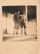 B5 - Foto Photo Fotografia Anni 20 - Coppia Uomini Abiti Costume Moda