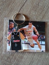 PORTACHIAVI CANOTTA KINDER VIRTUS BOLOGNA 2000-2001 NERA 6 GINOBILI 6