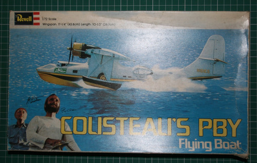 Revell 576 cousteau pby - revell, cousteau's