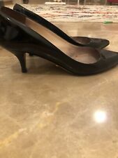 décolleté Prada in vernice nera