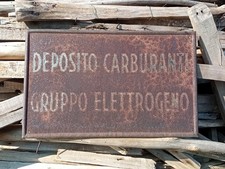 Insegna DEPOSITO CARBURANTI