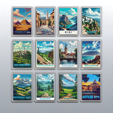 Acrylic Travel City Holiday