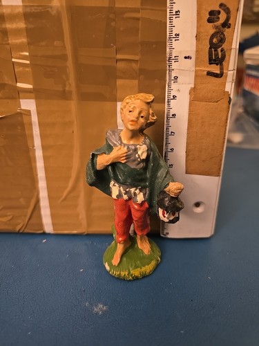 Personaggio presepe vintage - personaggio,