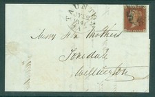 SG 10 1d deep red-brown plate