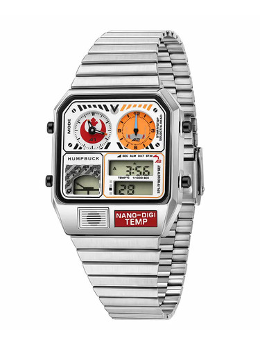 Orologio led uomo acciaio - led,