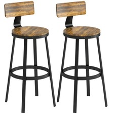 HOMCOM Set 2 Sgabelli da Bar