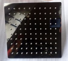 soffione doccia in acciaio 20x20 slim lucidato a specchio