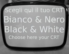 Crt tube cinescopio bianco - tube,, e