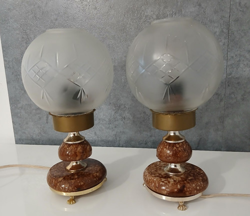Antica coppia lampade - antica,