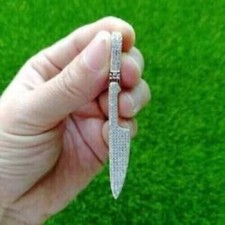 Ciondolo coltello moissanite