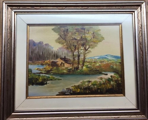 Quadro dipinto olio - quadro,