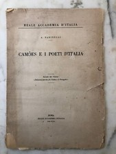 Estratto rarissimo Arturo Farinelli Camoes e i poeti d'Italia 1940