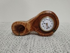 orologio da tavolo in legno