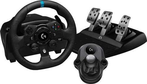 Logitech volante pedaliera - e,