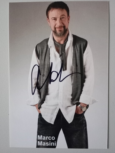 Marco masini autografo - marco,