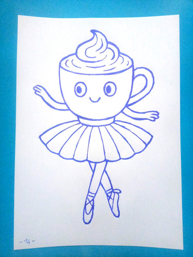 Disegno tazza con - disegno,