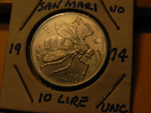 Moneta alluminio lire san - alluminio, 10