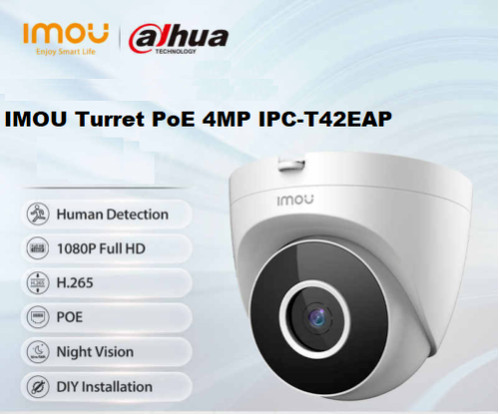 Imou turret poe 4mp - imou,