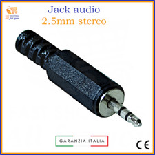 Jack 2.5 mm maschio connettore