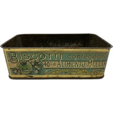 Scatola latta biscotti - latta,