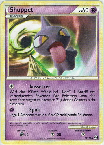 Carta pokemon tcg heartgold - pokemon,