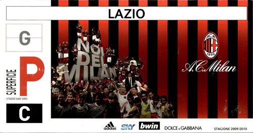 Biglietto calcio milan - biglietto,