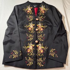 Giacca blazer leggero ricamato