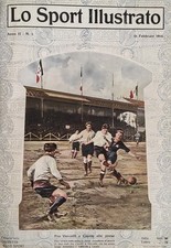 LO SPORT ILLUSTRATO 1914, ANNATA COMPLETA RILEGATA