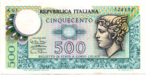 500 lire mercurio - lire,