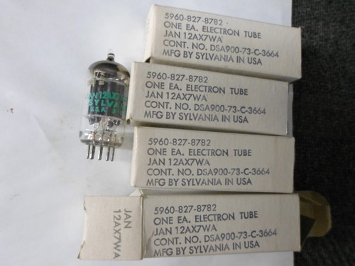 One 12ax7 sylvania - one,