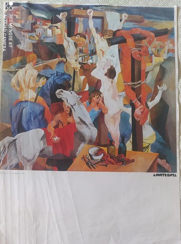Guttuso la crocifissione - guttuso,