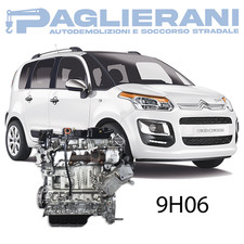 Motore 9H06 Citroen C3 Picasso 2014 Diesel 1.6 68Kw 160.000 Km