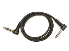 Right Angle 1/4" TRS 3ft. Male