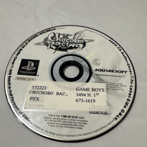 Chocobo racing sony - chocobo, (sony