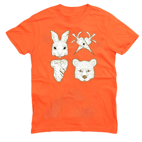 Shirt arancione the - t-shirt, bunny