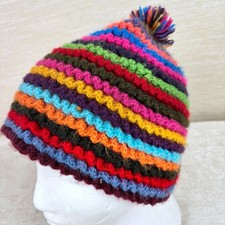 Beanie Pom Pom Arcobaleno