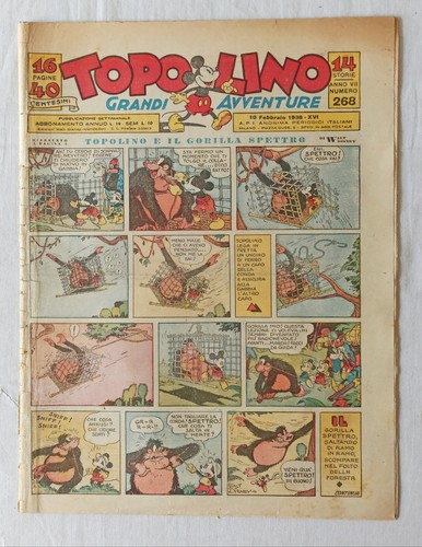 Topolino giornale 268 ed - giornale,
