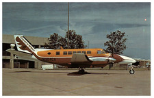 Chaparral Compagnie Aeree Beechcraft B-99 Aereo di Linea Aeroplano Cartolina