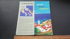 Syros Tinos Andros Cicladi Isole greche Grecia turismo pubblicità pieghevole
