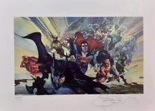 SIMONE BIANCHI LITOGRAFIA JLA SIGNED LIMITED