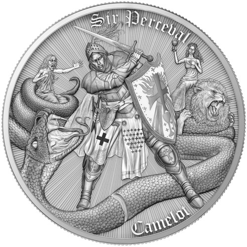 Silbermünze camelot - oz, (3)