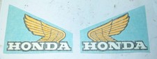 Adesivi loghi serbatoio honda - adesivi,